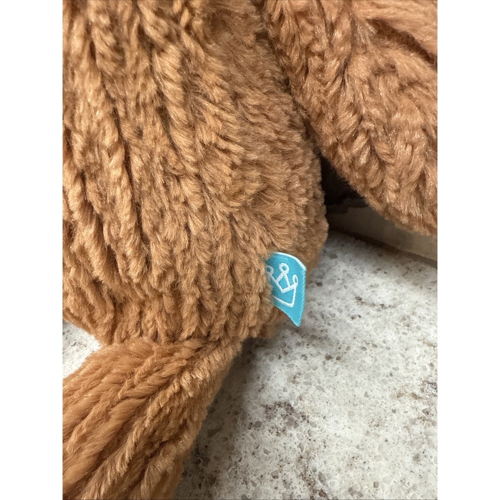 The Manhattan Toy Company Brown Ribbed Spice Teddy Bear Stuffed Animal 14" Plush - Picture 6 of 12